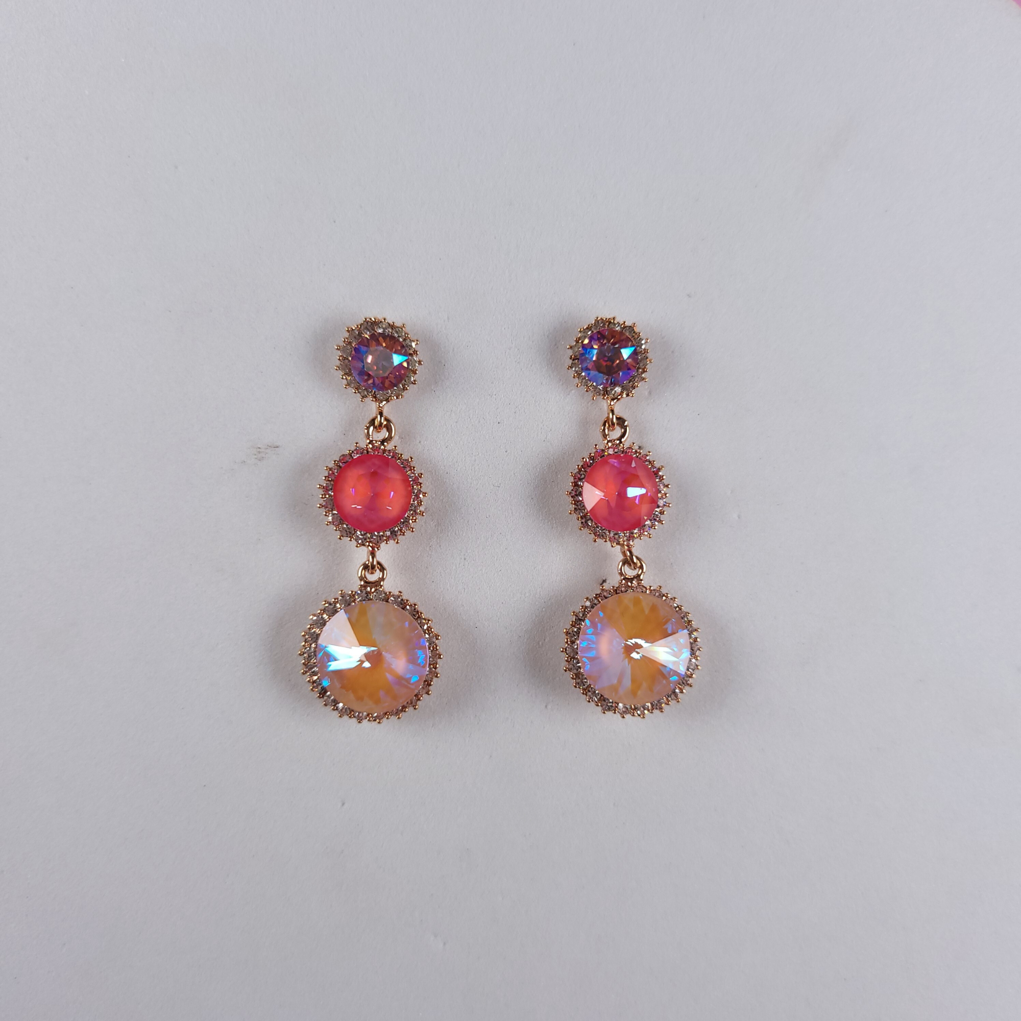 Big Drop Swarovski Earrings