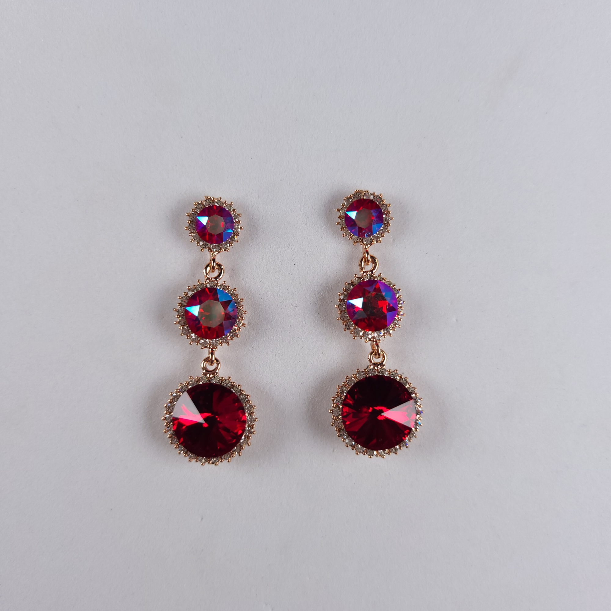 Big Drop Swarovski Earrings