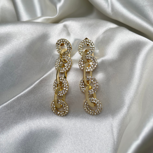 Golden Glitters Earrings