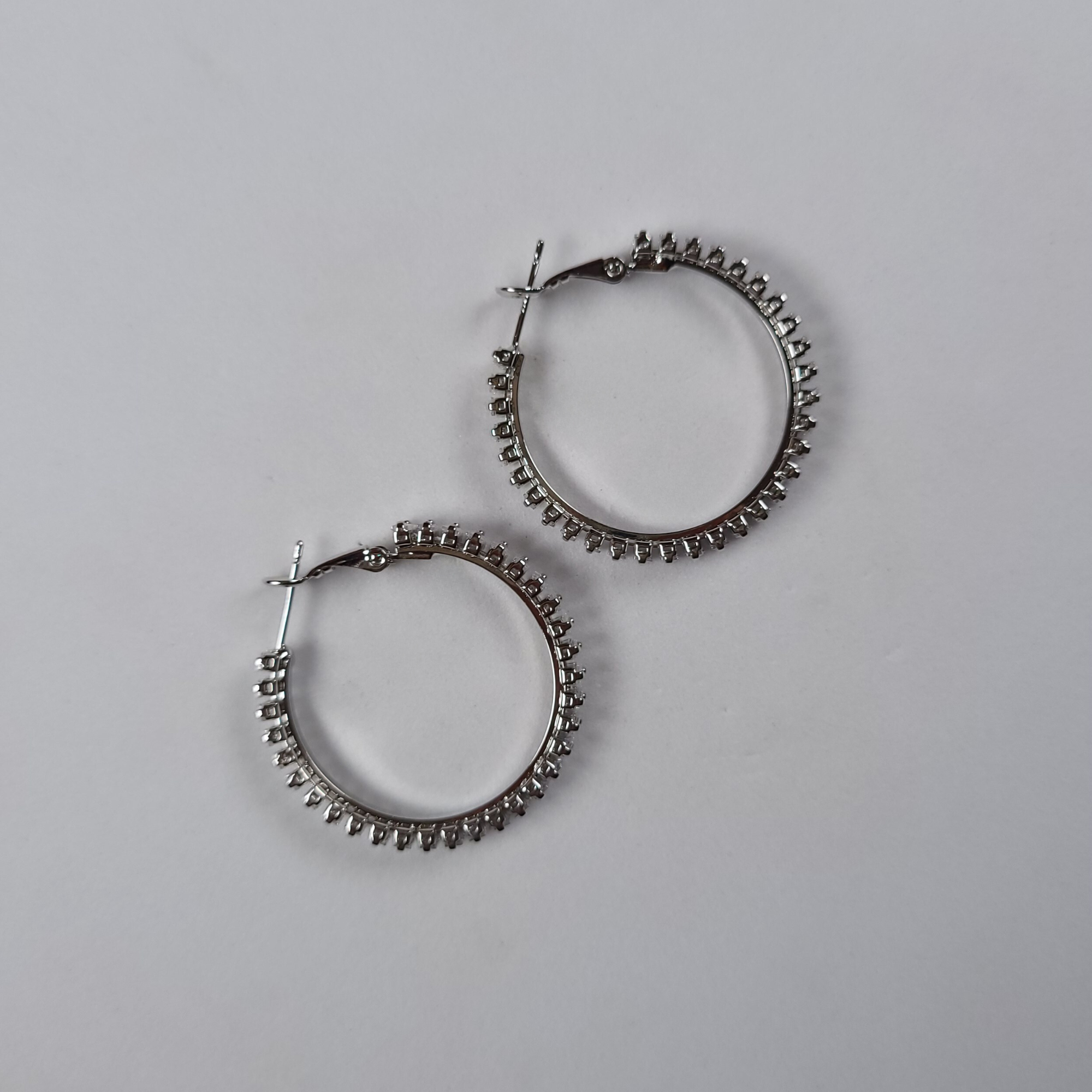  Crystal Hoop - Classic Earrings