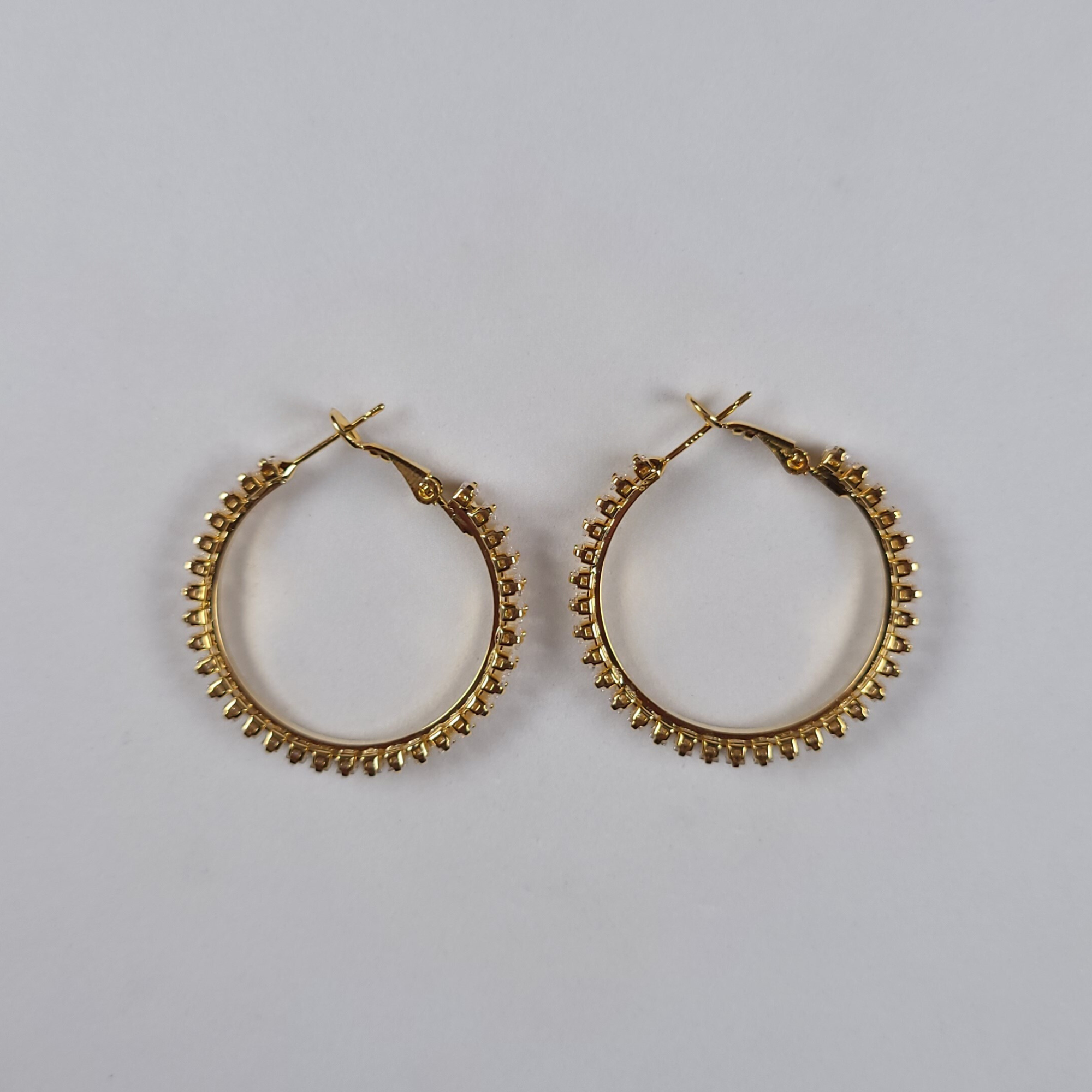  Crystal Hoop - Classic Earrings