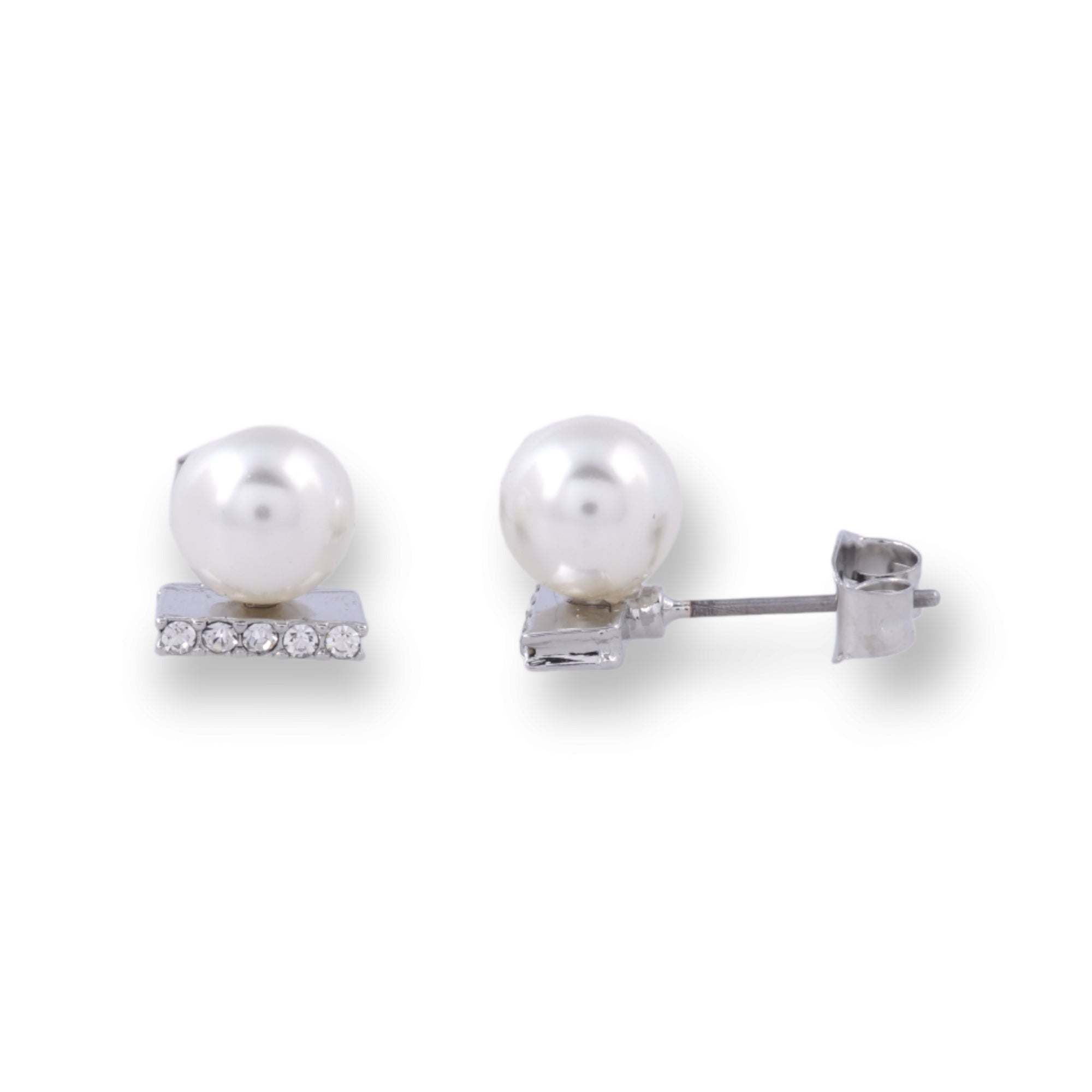 CAOSHI Trendy Korean Stud Earrings Female Simulated Pearl Accessories for  Women Dainty Lady Wedding Engagement Ceremony Jewelry