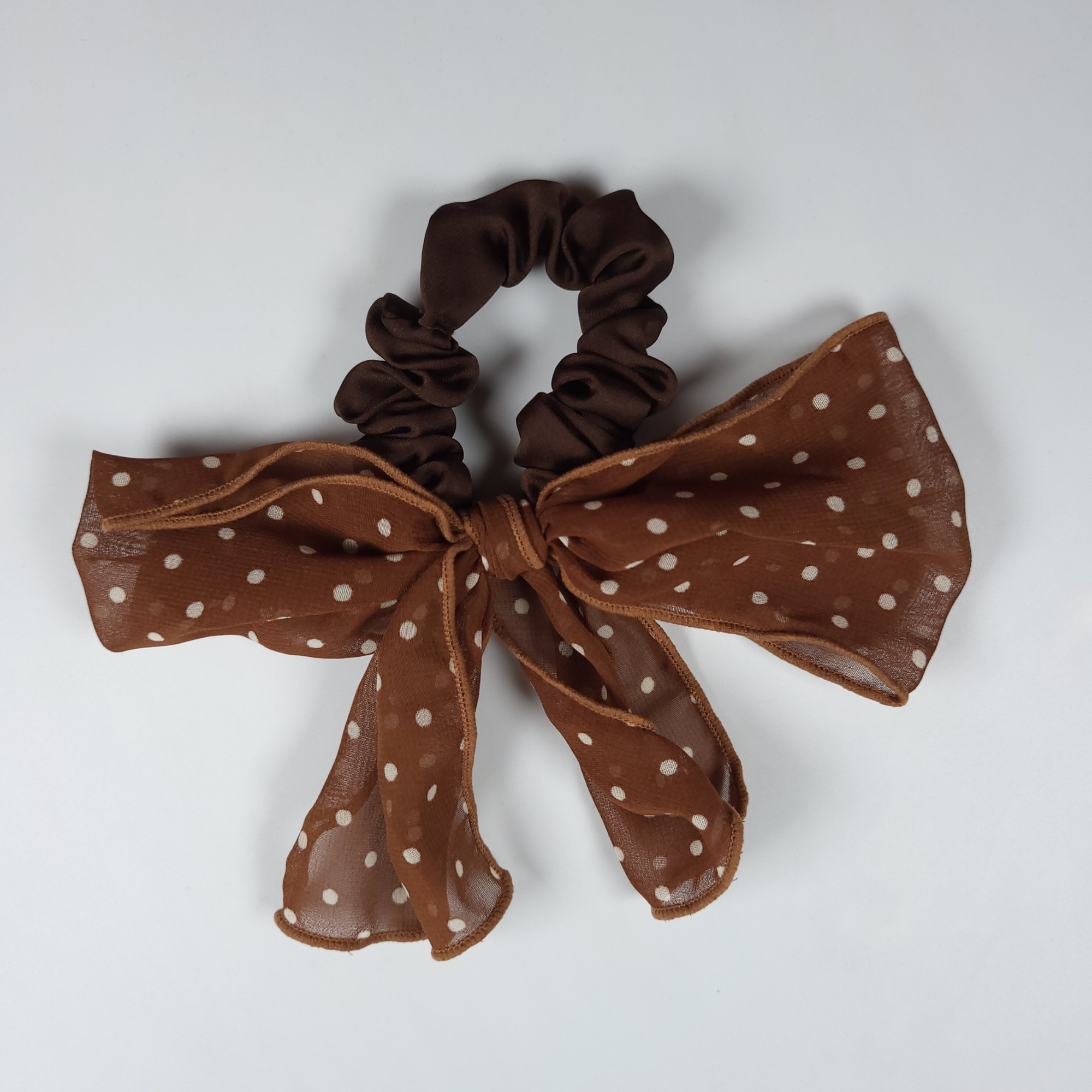 Floral Satin Scrunchie Fashion -Scrunchie