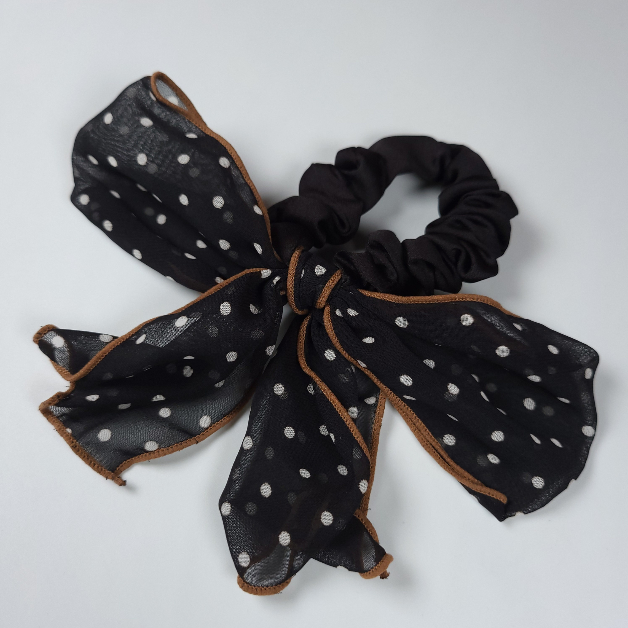 Floral Satin Scrunchie Fashion -Scrunchie