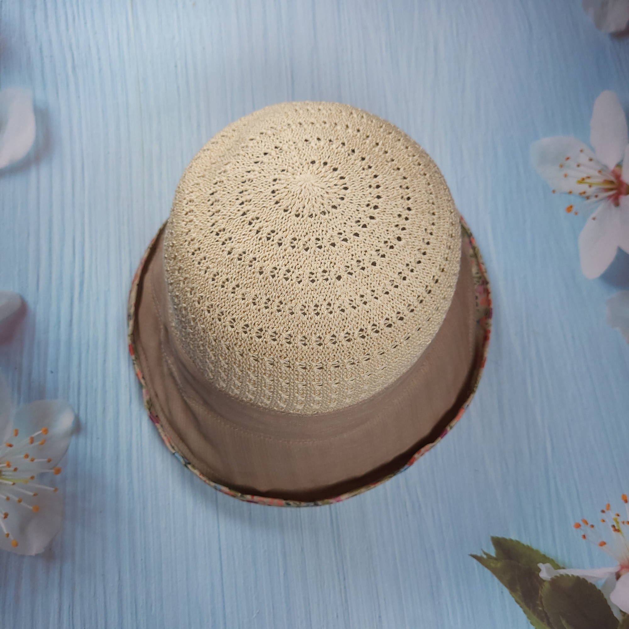 Graceful Sunshade Hat - Soft Beige