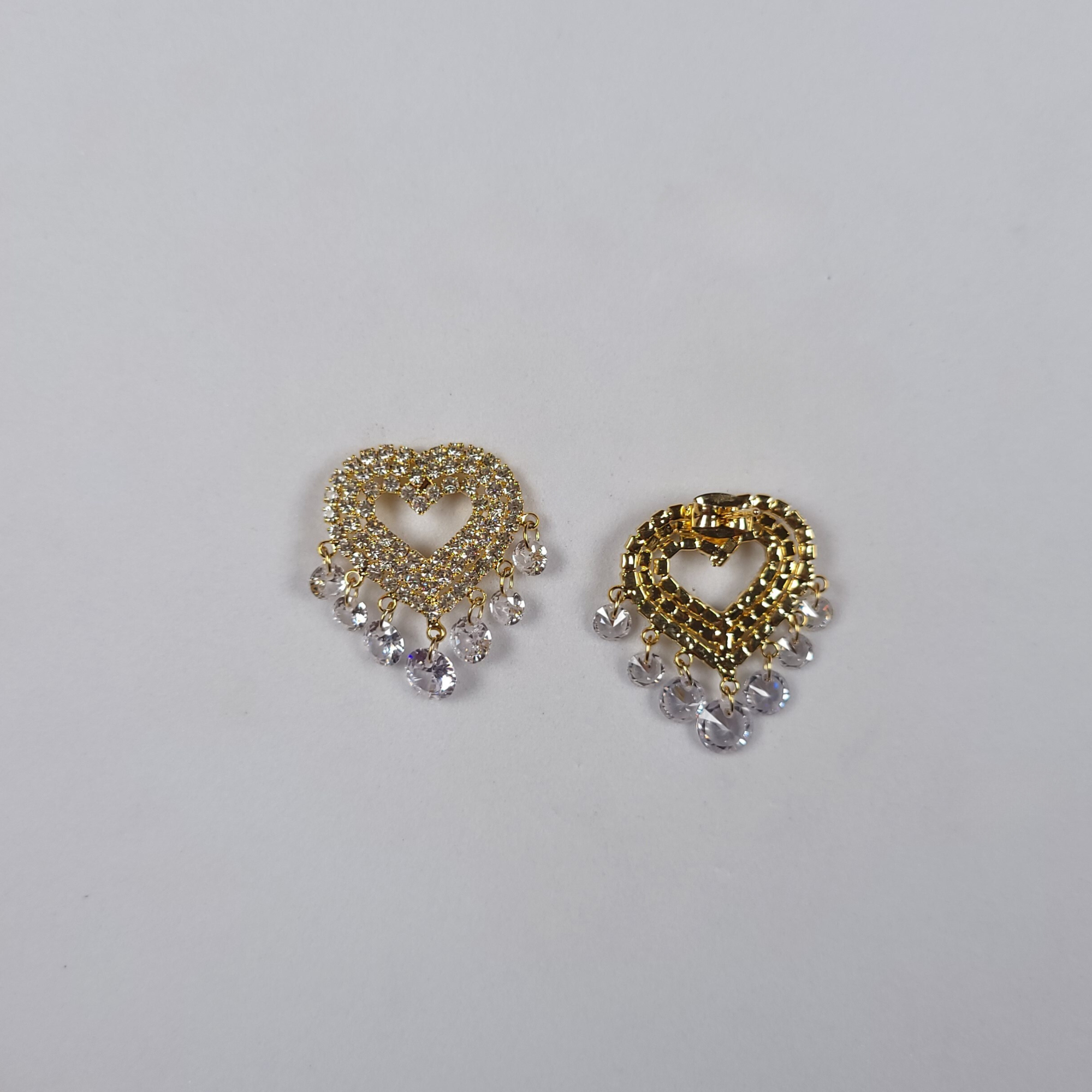 Heart Drops Classic Earrings