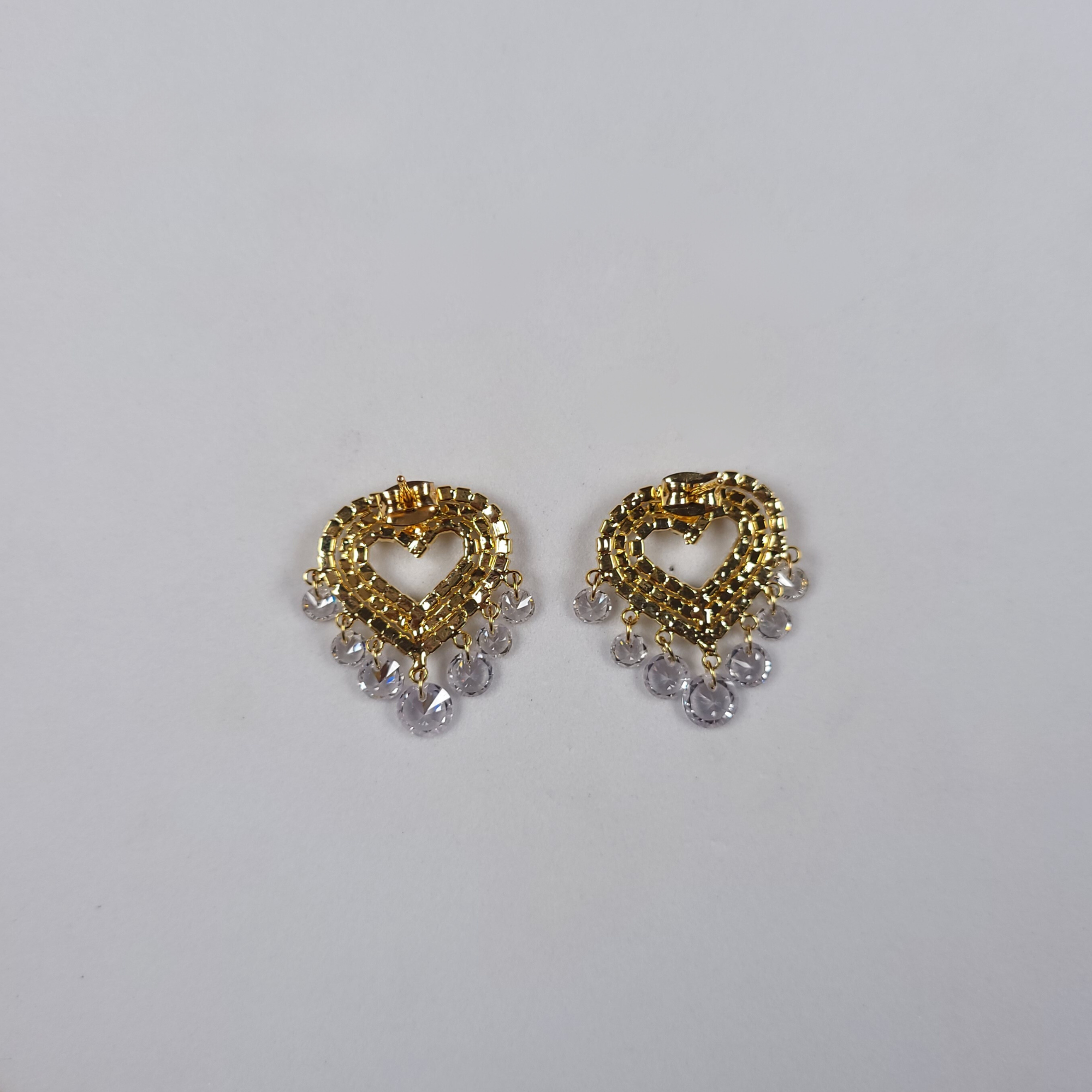 Heart Drops Classic Earrings