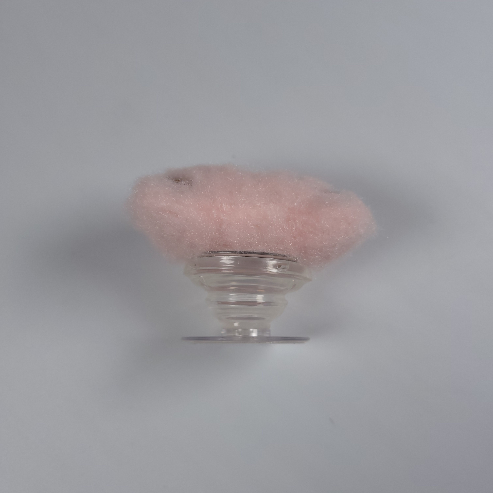 Fuzzy Pink Bear Phone Holder