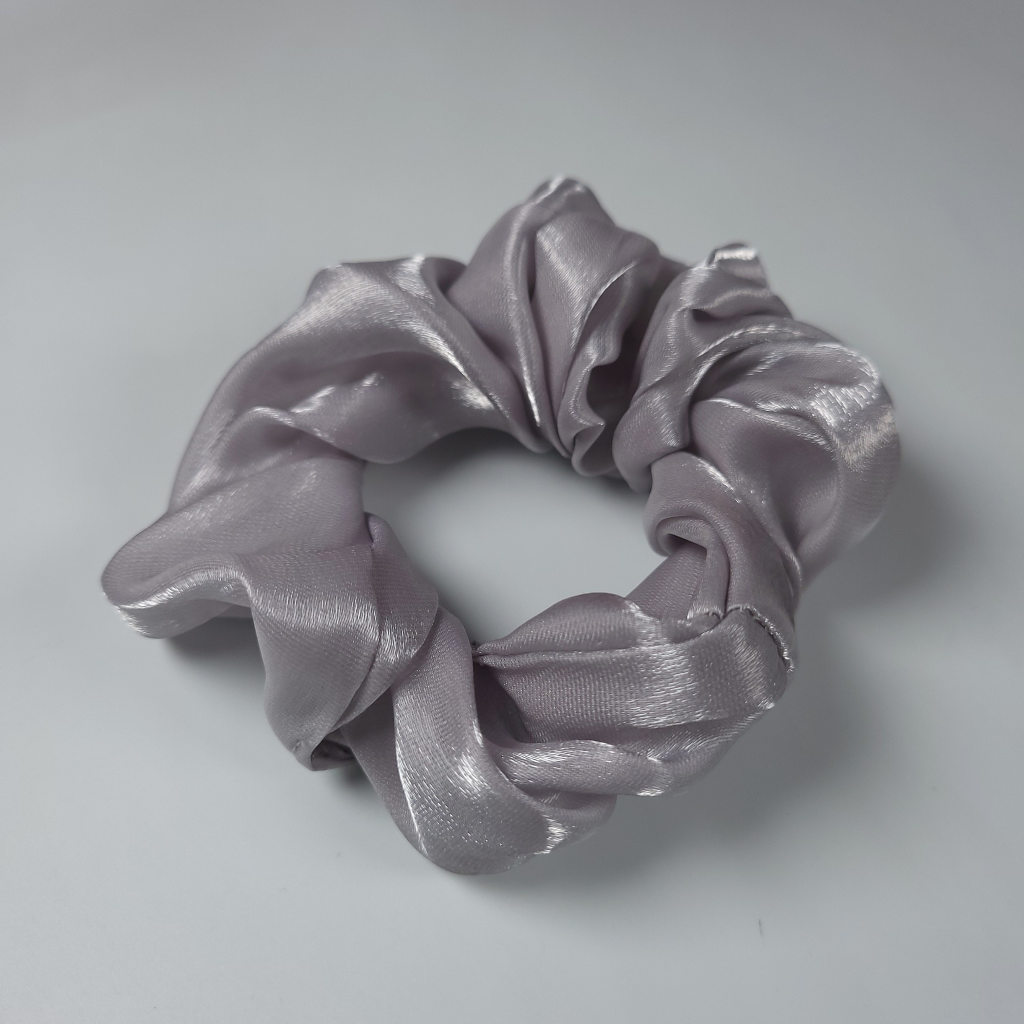 Lycra hair scrunchies Grey