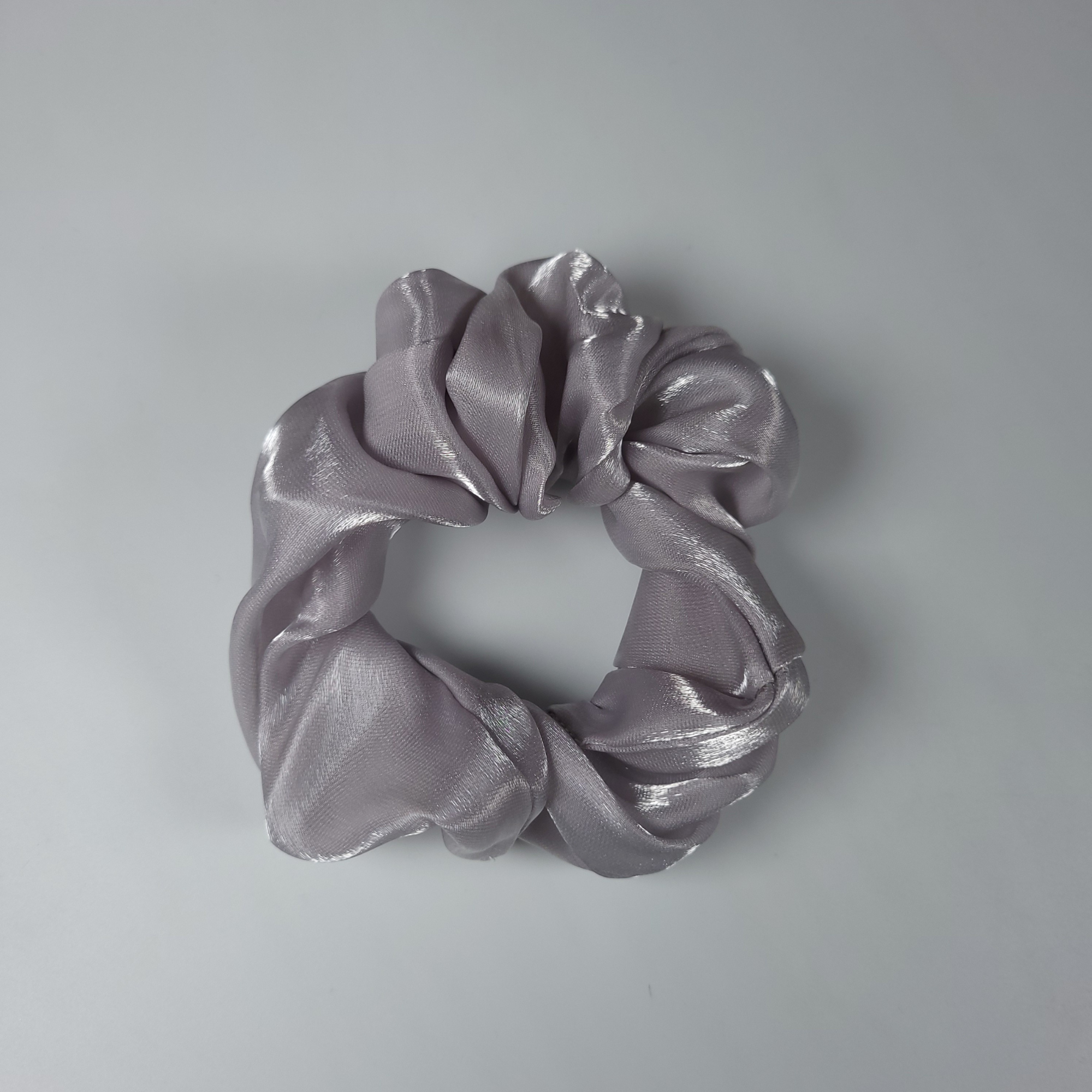 Lycra hair scrunchies Grey