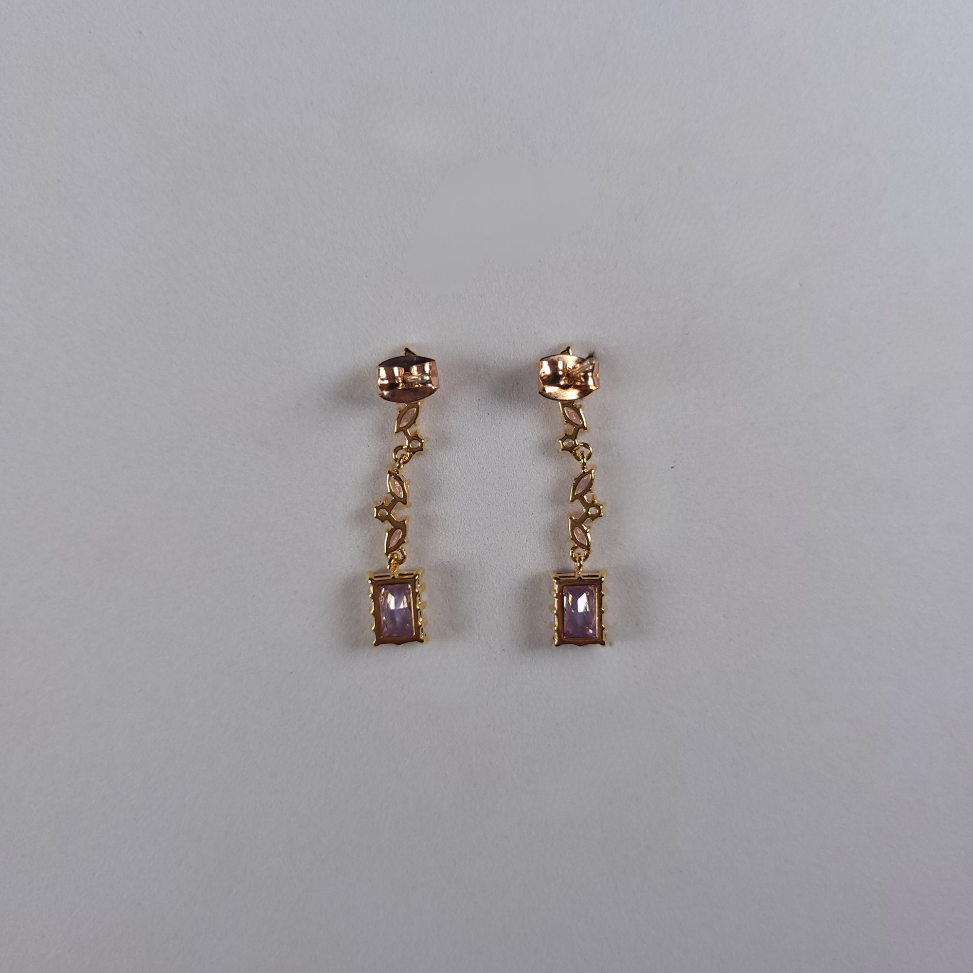 Pearls of Korea Hanging Block Classic Earrings