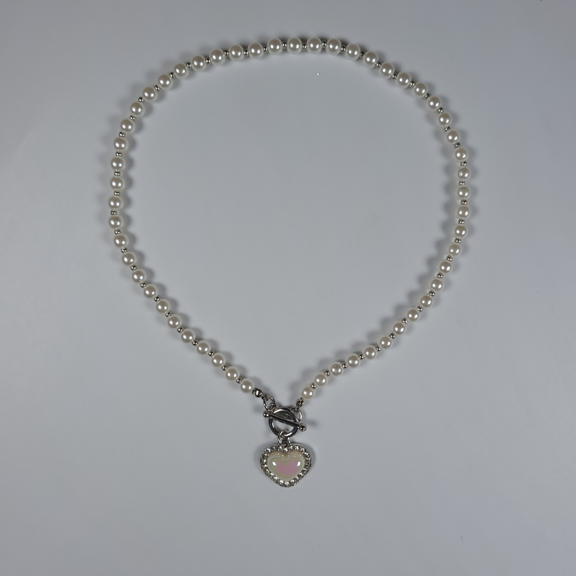 Pearls Of Korea Heartfelt Pearl Key Necklace