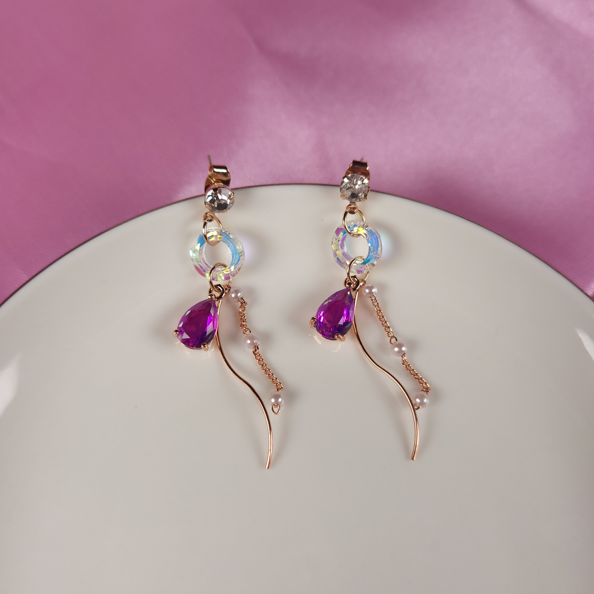 Pearls Of Korea Valery Drop Classic Earring