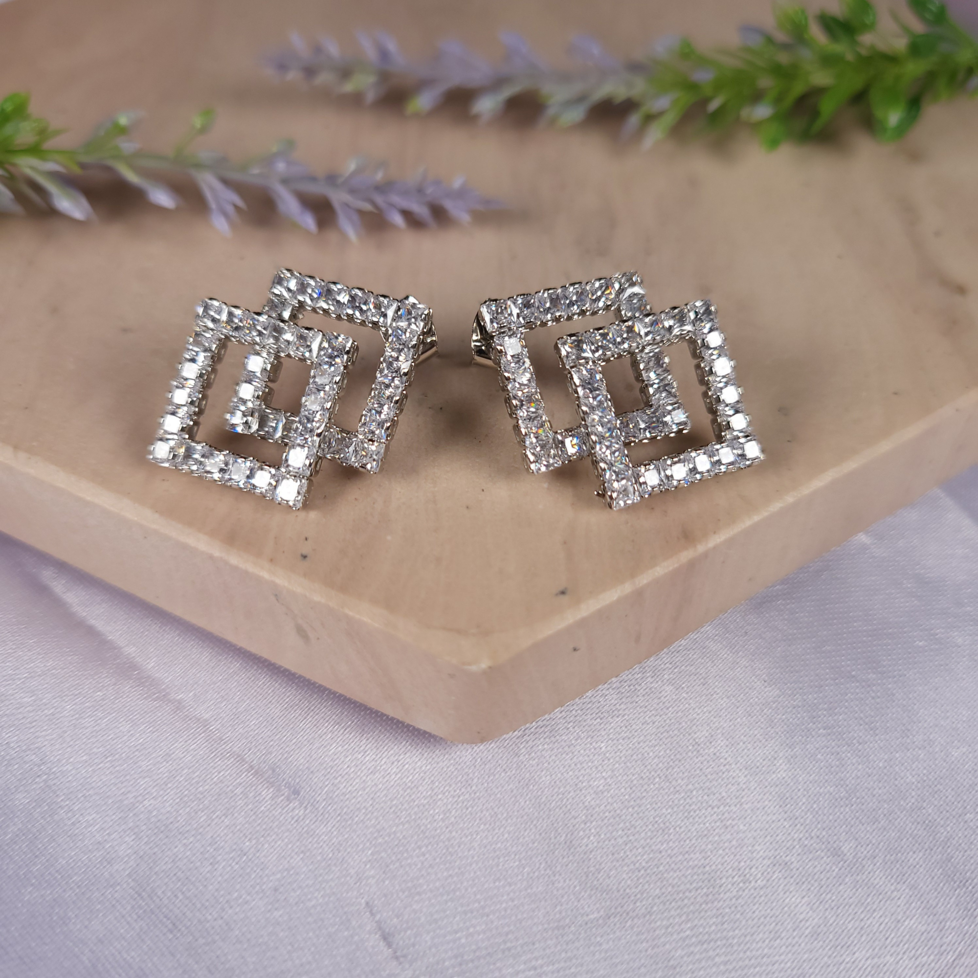 Cubic Set Classic Earring