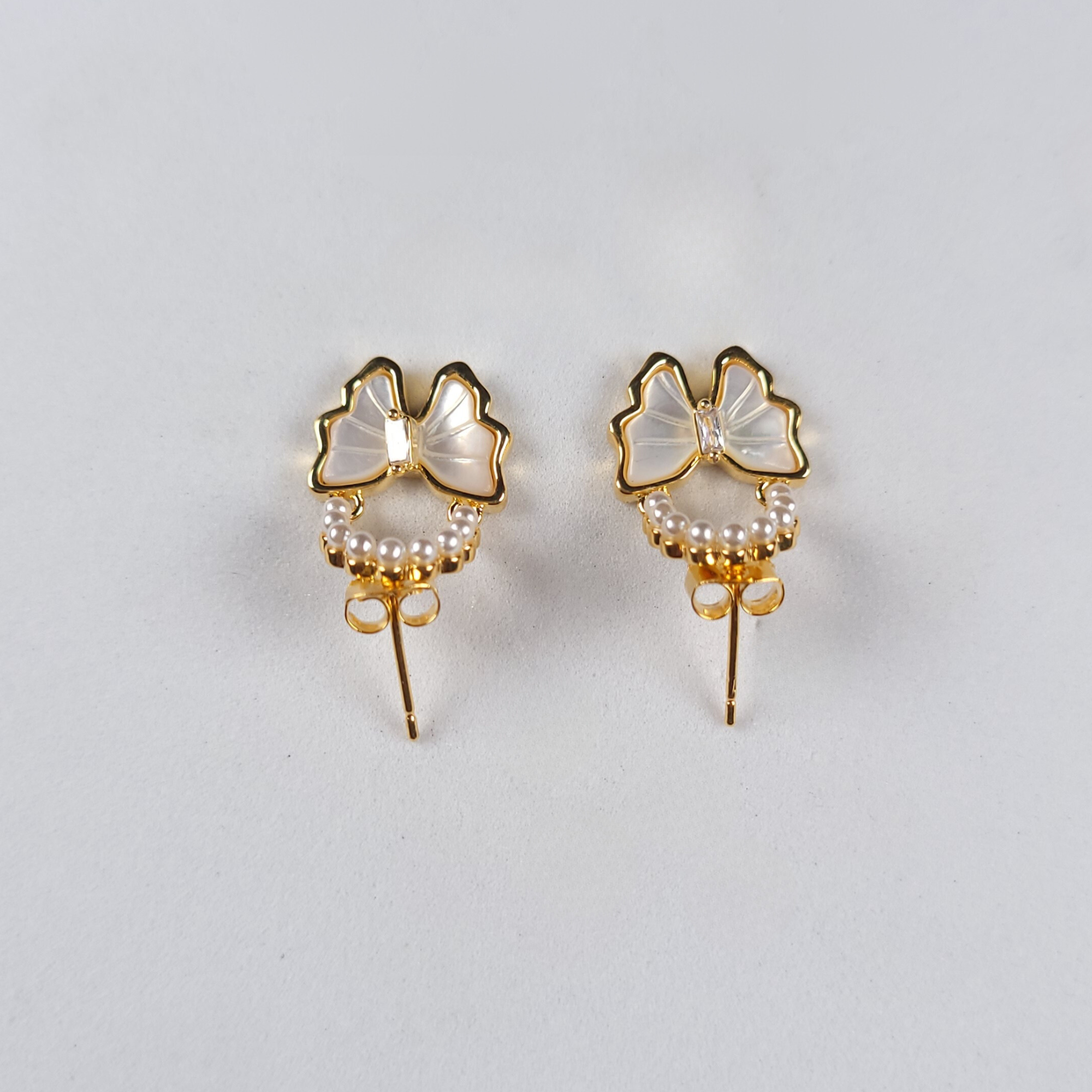 Butterfly Halo Classic Earring