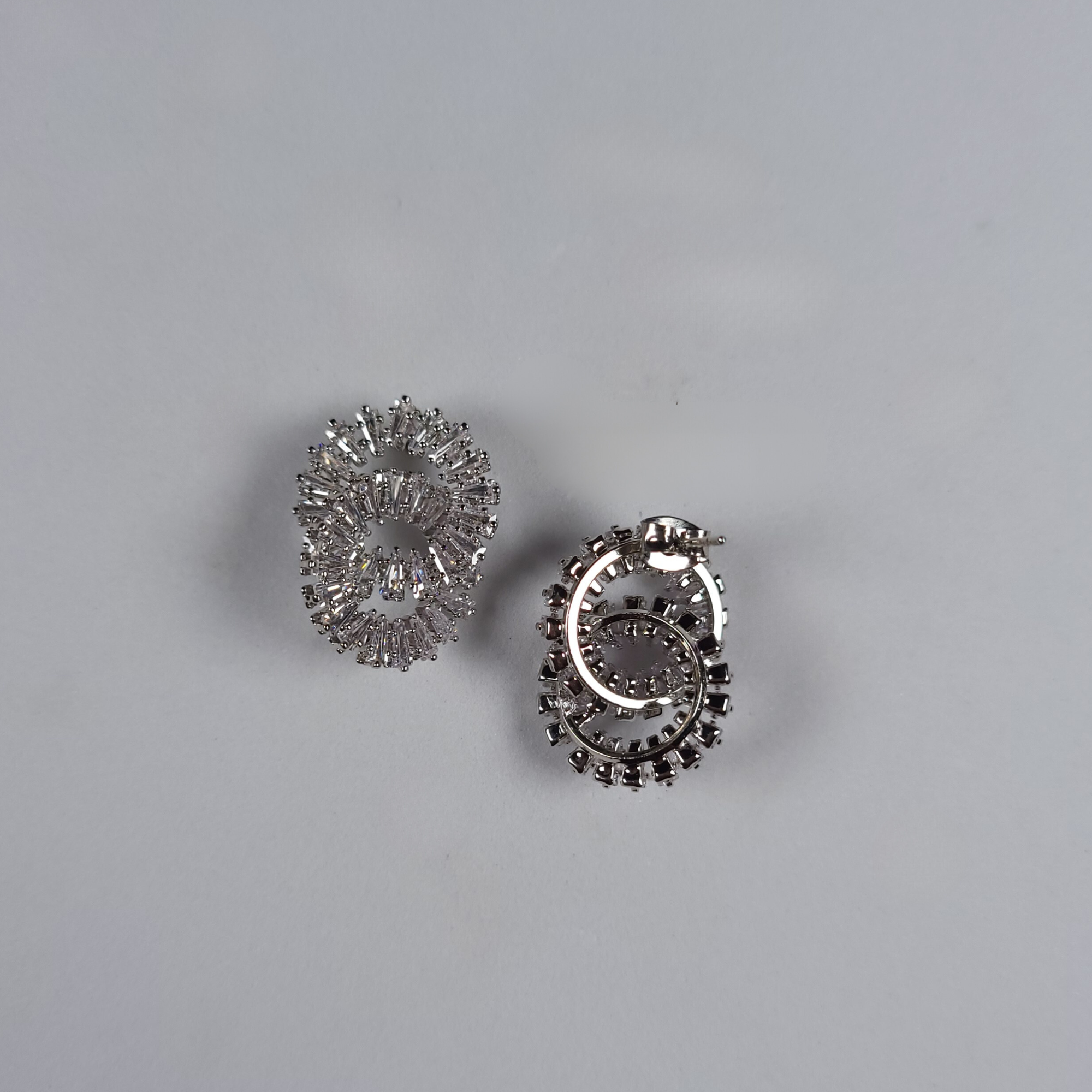 Spiral Crystal Classic Earring