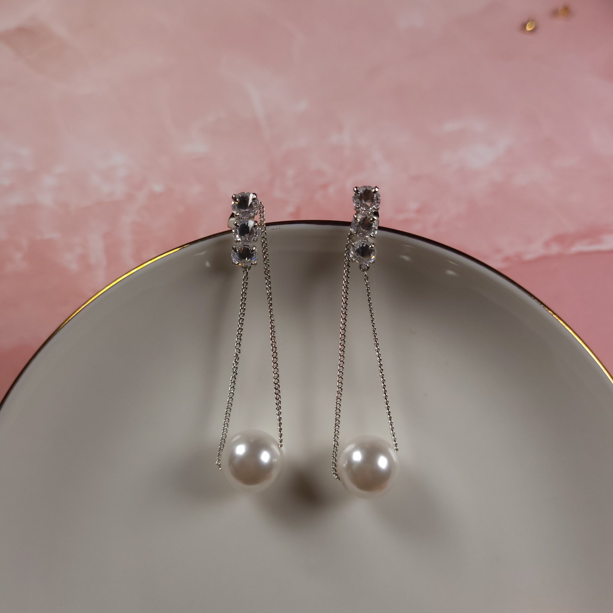 Pearl Dangle - Classic Earrings