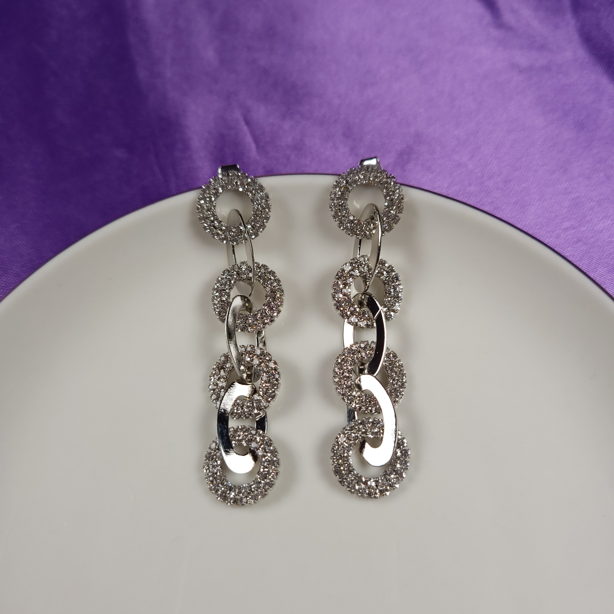 Pearls Of Korea Golden Glitters Classic Earrings