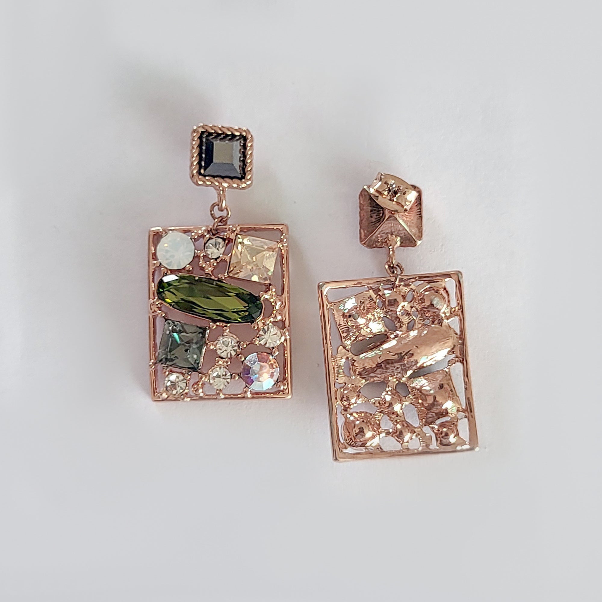 Square Pendal Earrings