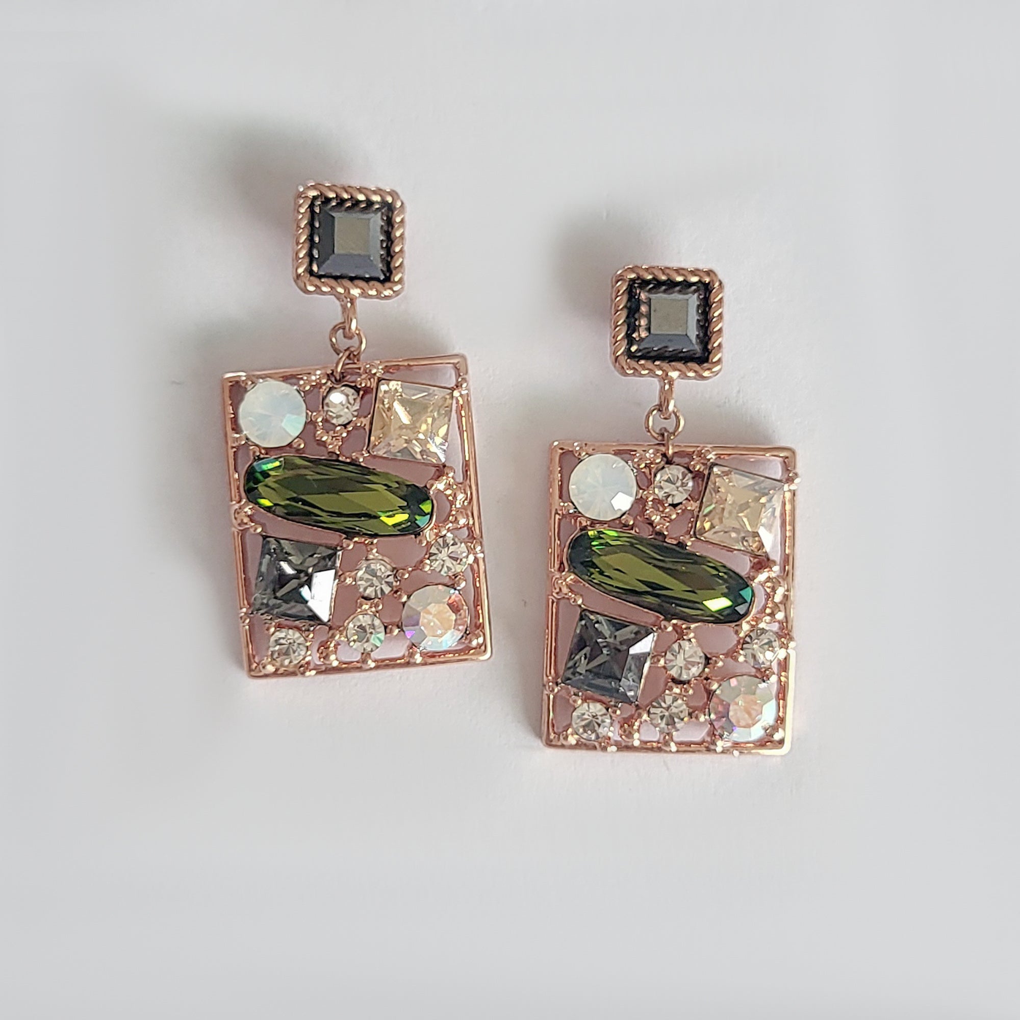 Square Pendal Earrings