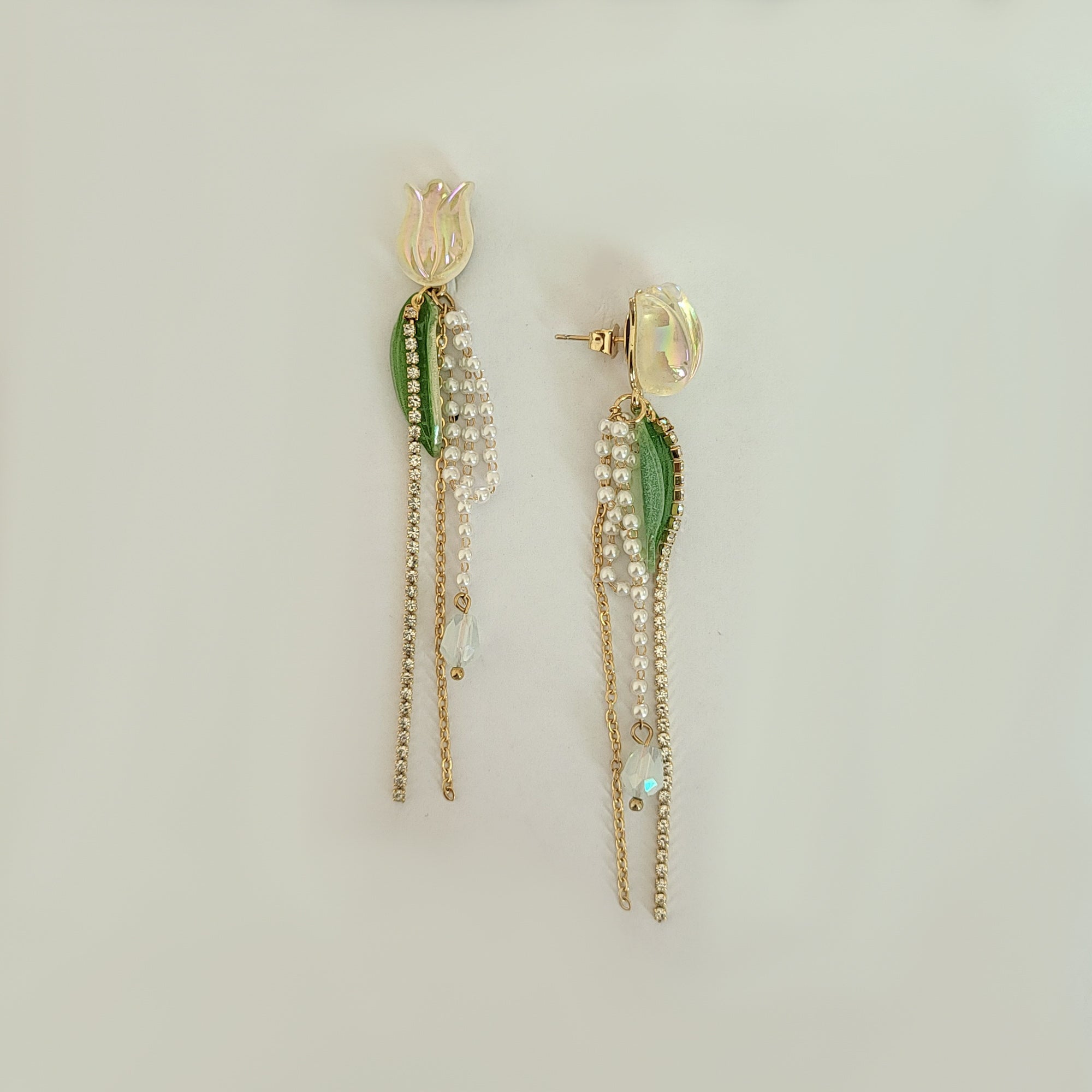 Pearls Of Korea The Green Garden Classic Earrings