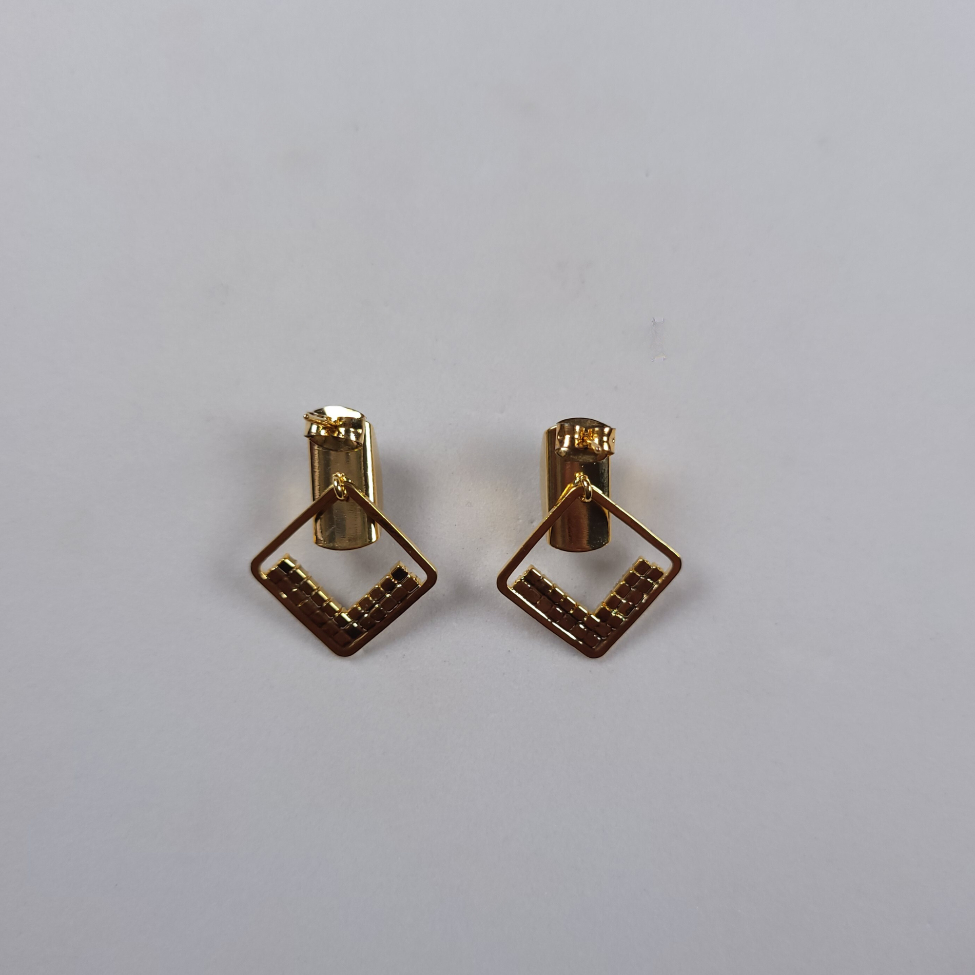 Square Block Classic Earrings 