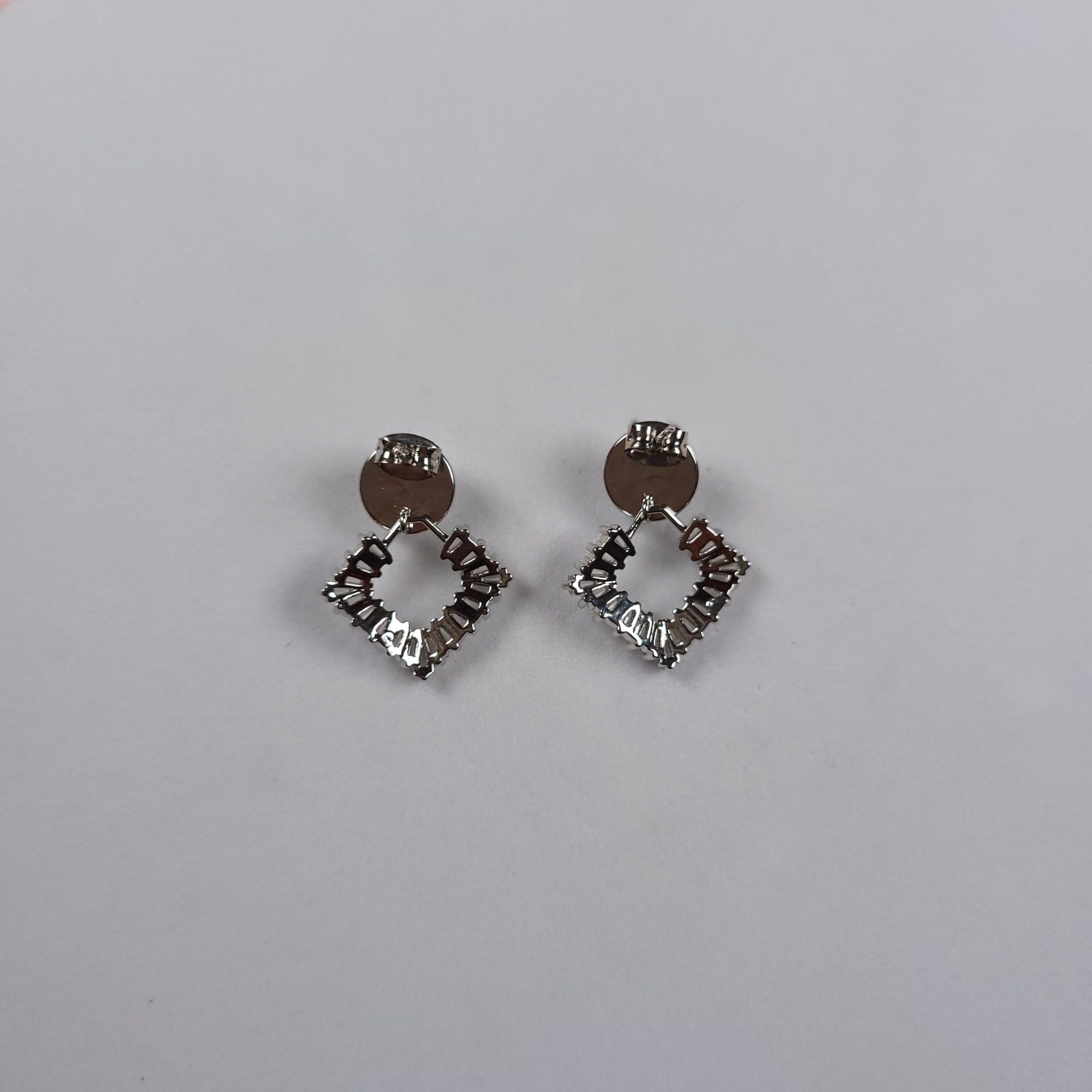 Square Pearl Classic Earrings