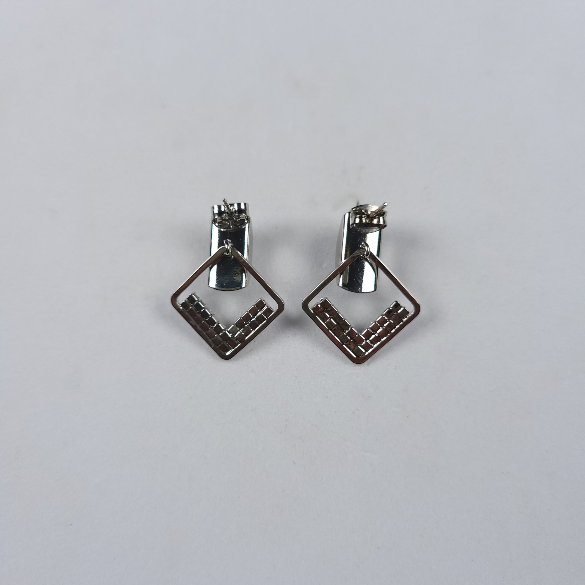 Square Block Classic Earrings