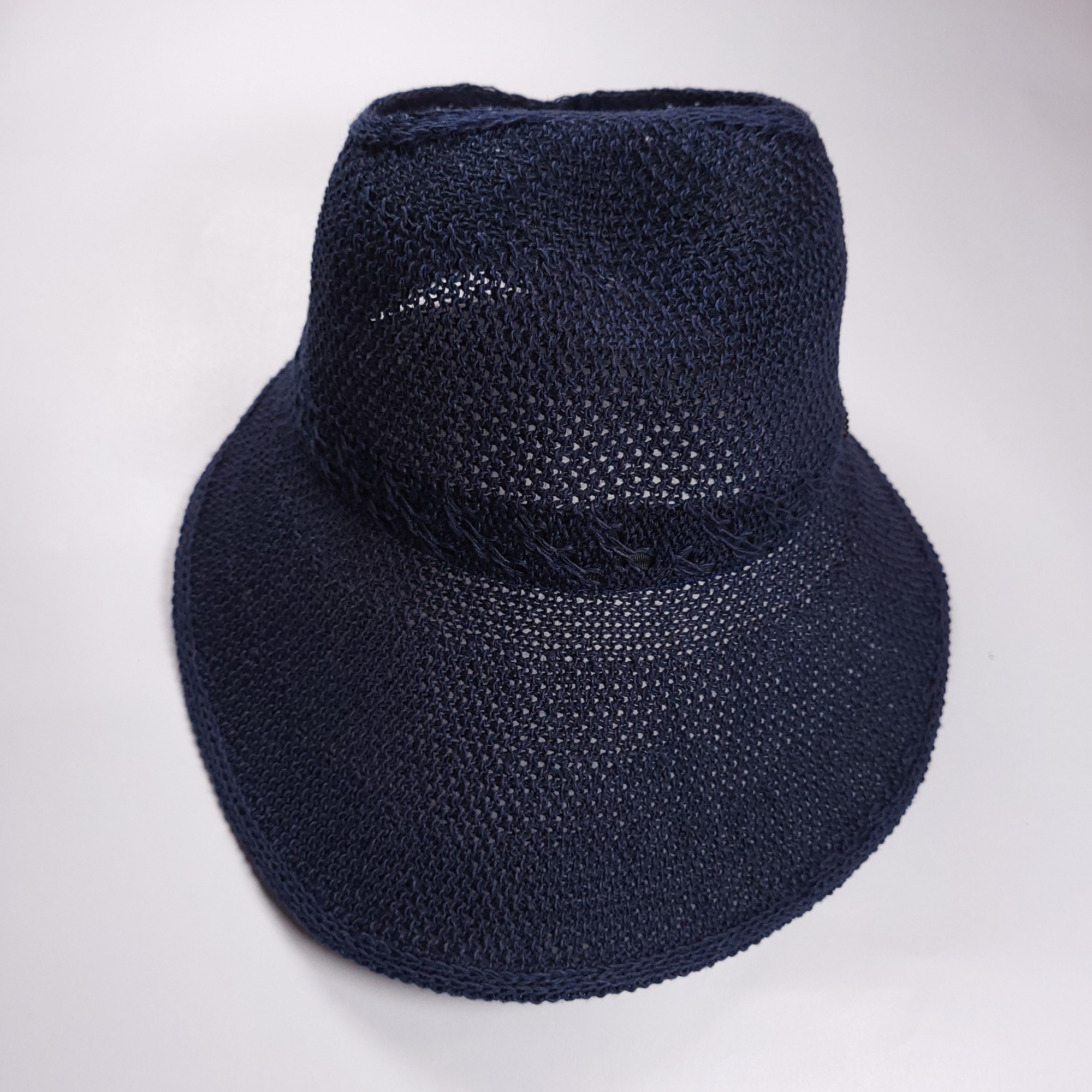 Sunlit Petals Hat - Navy Blue 