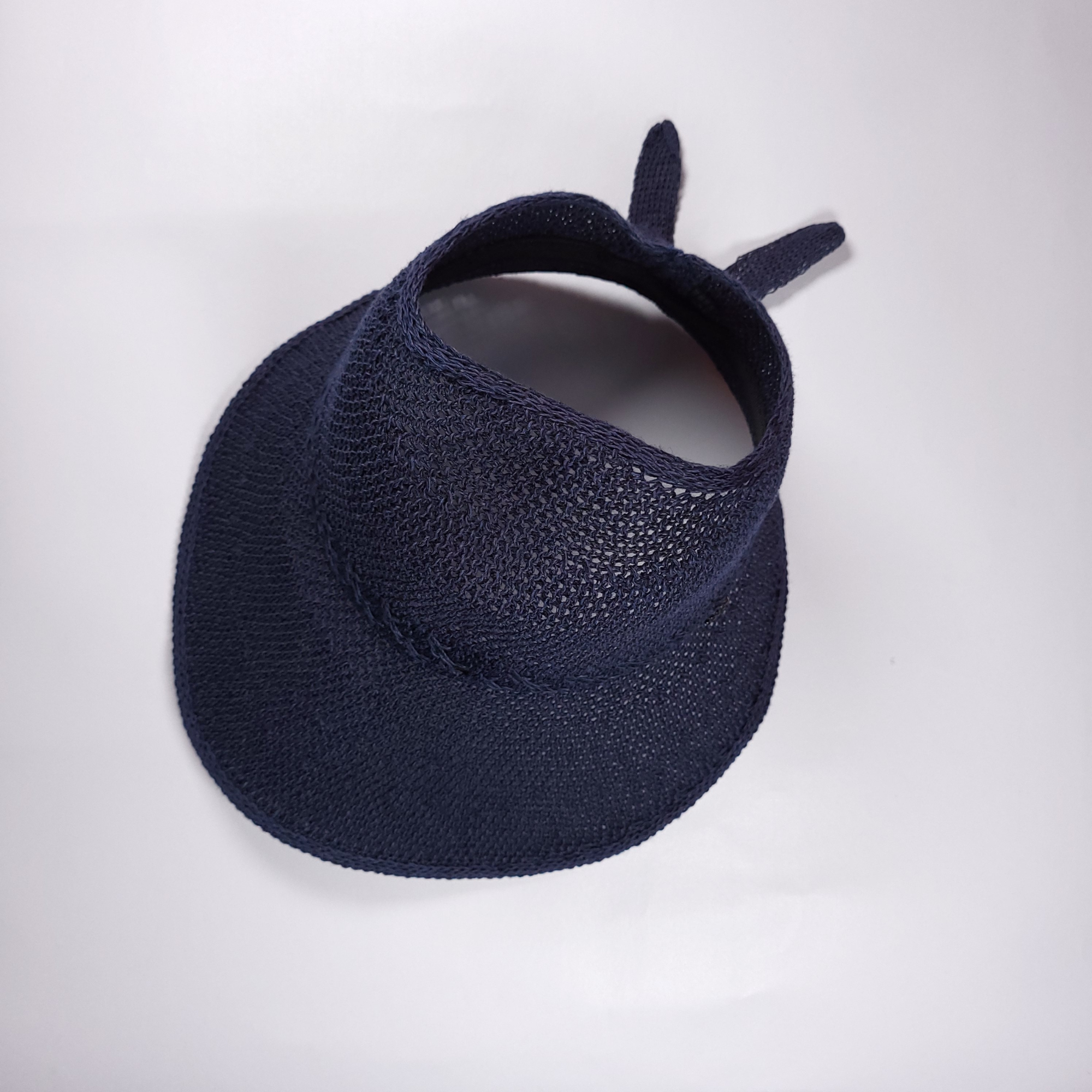 Sunlit Petals Hat - Navy Blue 