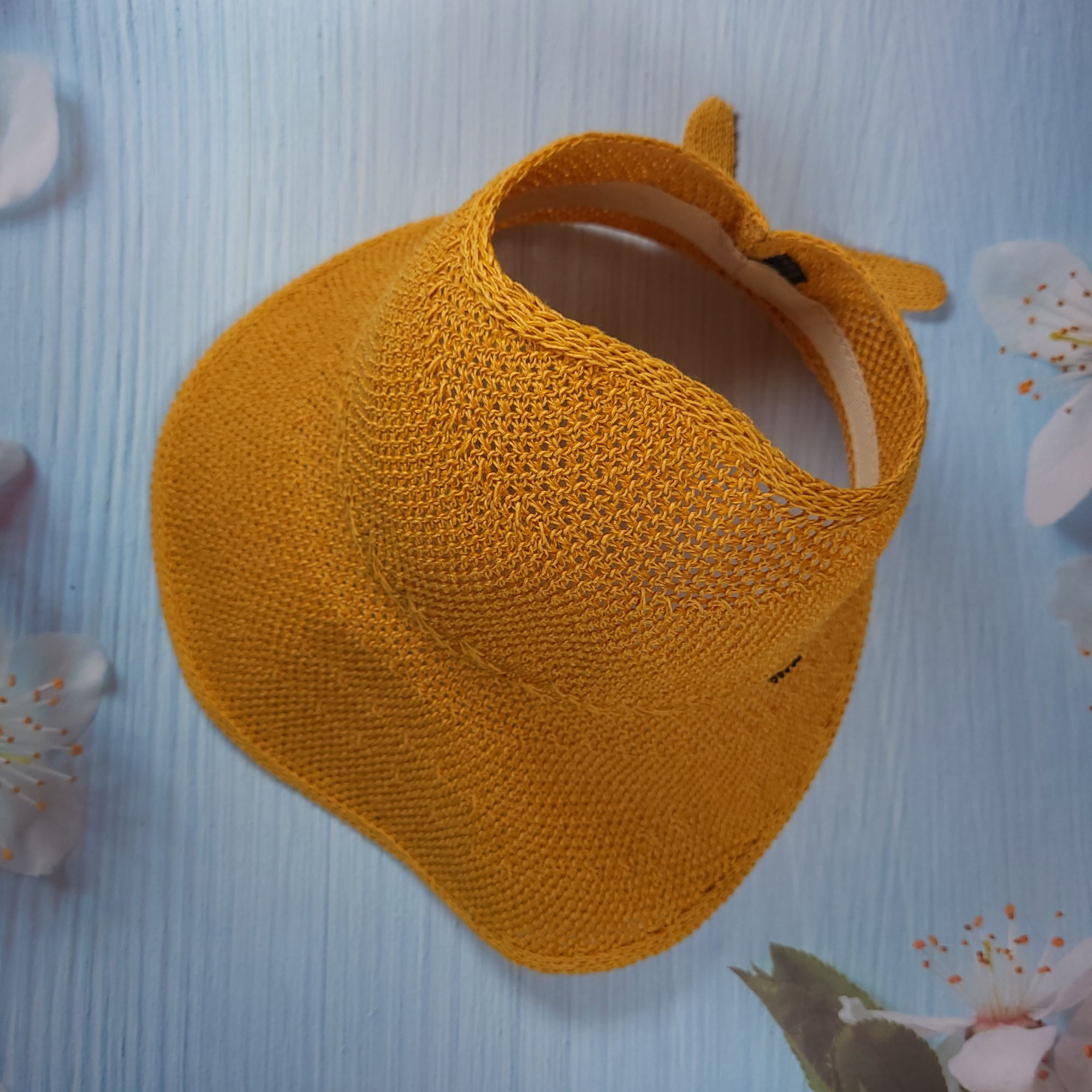 Sunlit Petals Hat - Solar Yellow