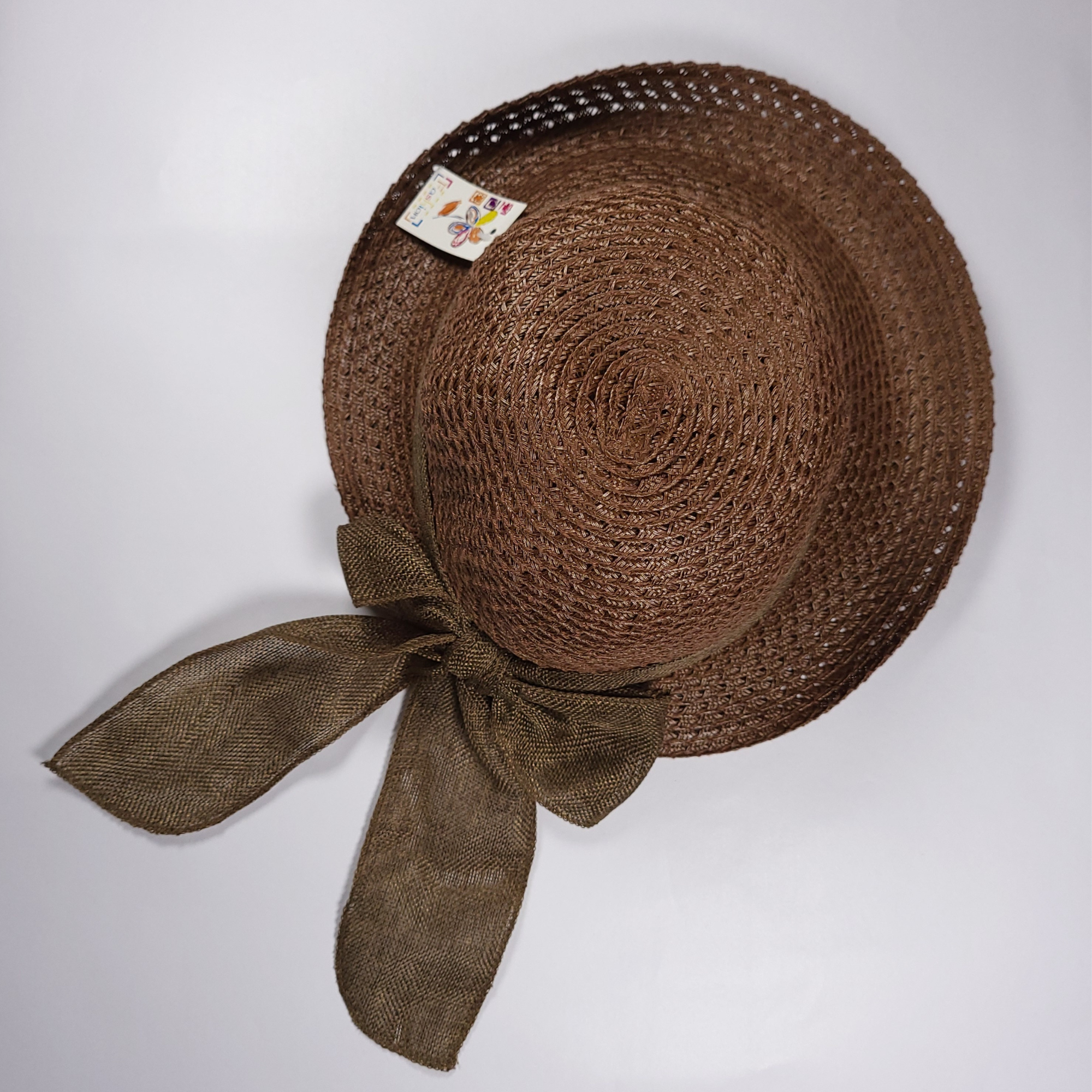 Sunshine Bow Hat - Brown