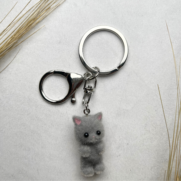 Mini cat key ring