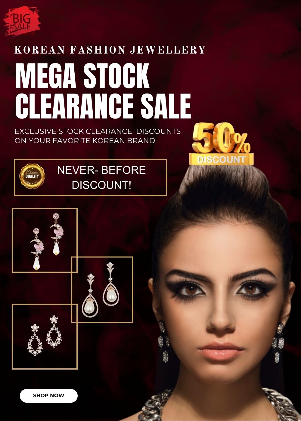 Long Brass American Diamond Party Wear Earrings, Classic at Rs 745/pair in  New Delhi